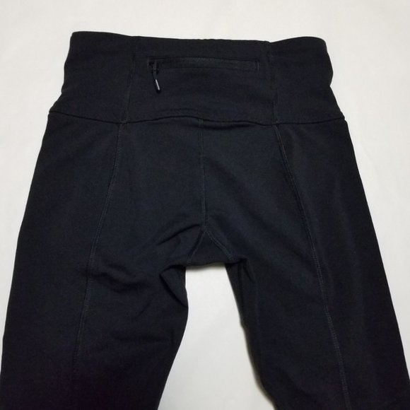 Lululemon Black Luxtreme Mid Rise Stay On Course Crop - Picture 4 of 10